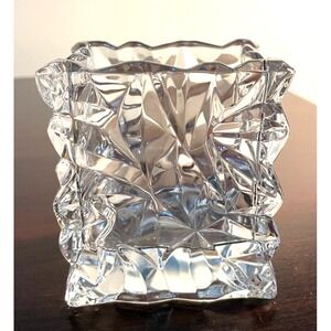 Rosenthal Studio-Linie Crystal Paper Bag Glass Vase Germany EXCELLENT